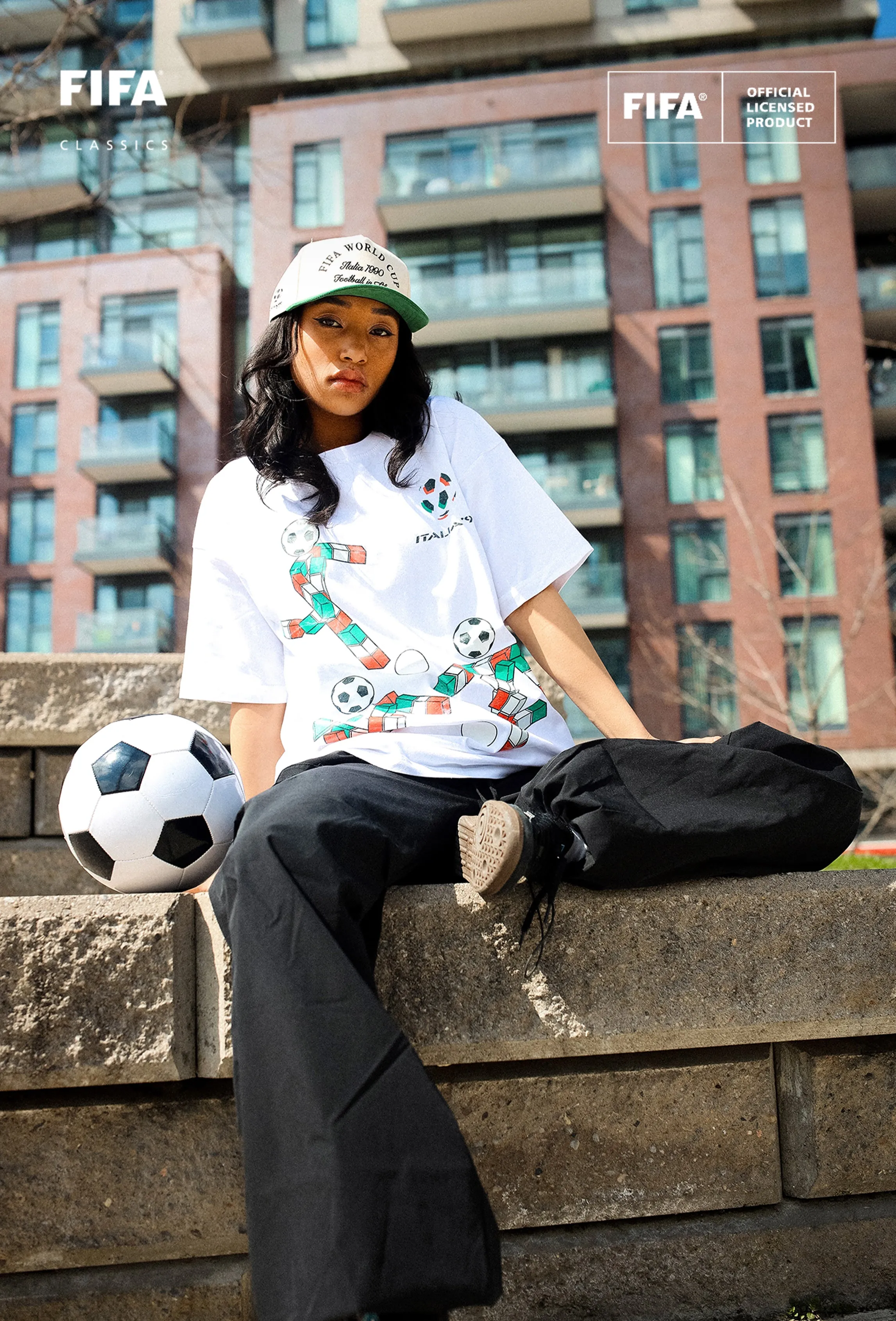 FIFA World Cup™ Italy Mascot Heavyweight T-Shirt - White sold by Peace-Collective product image thumbnail 2