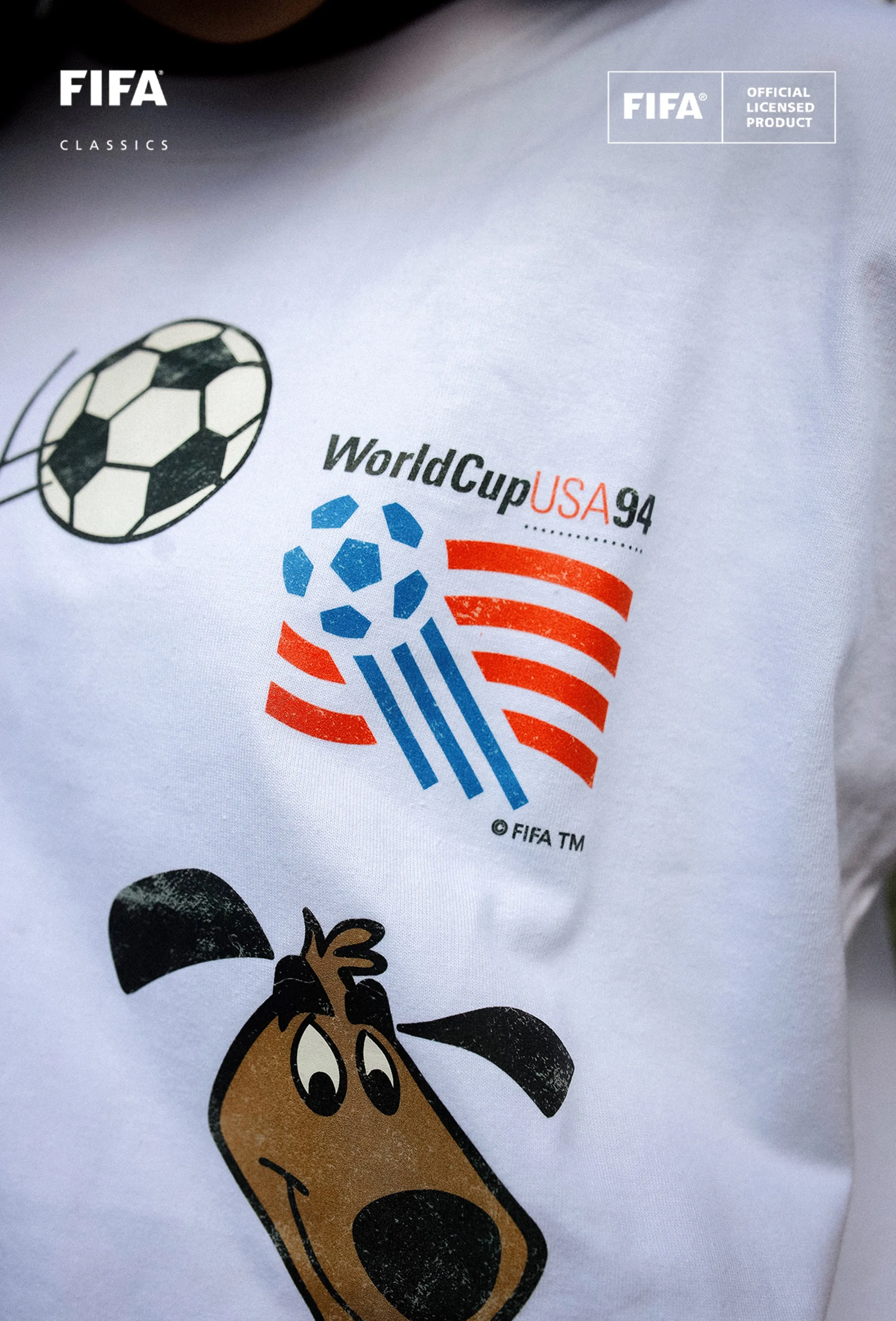 FIFA World Cup™ 1994 USA Mascot Heavyweight T-Shirt - White sold by Peace-Collective product image thumbnail 4