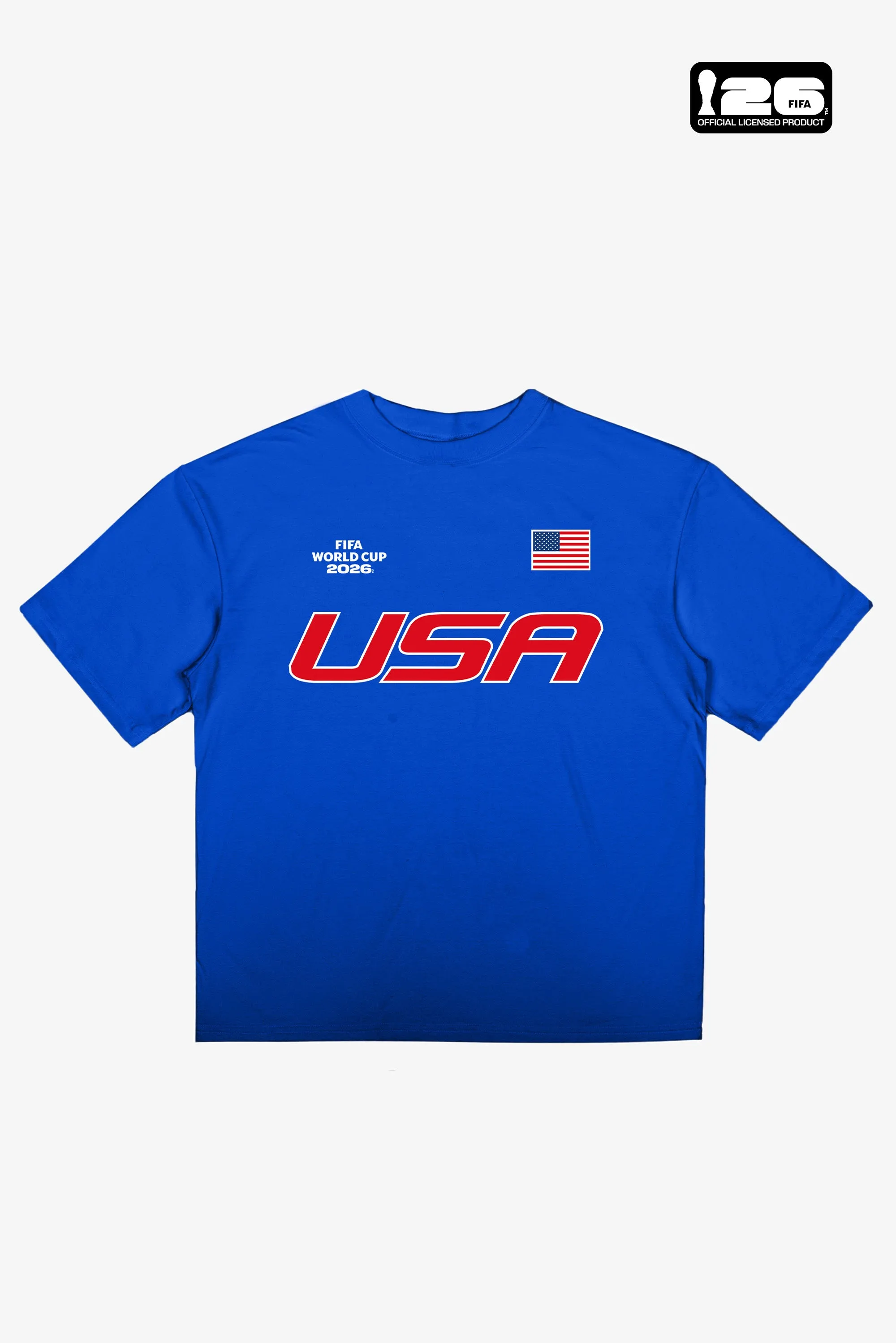 FIFA World Cup 2026™ USA Tri Logo T-Shirt - Royal sold by Peace-Collective