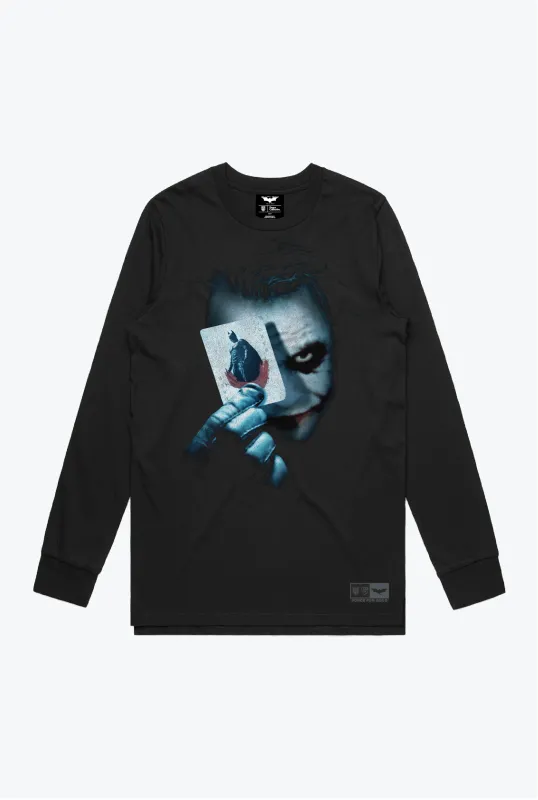 US Soccer | DC Joker Longsleeve T-Shirt - Black made by Peace-Collective