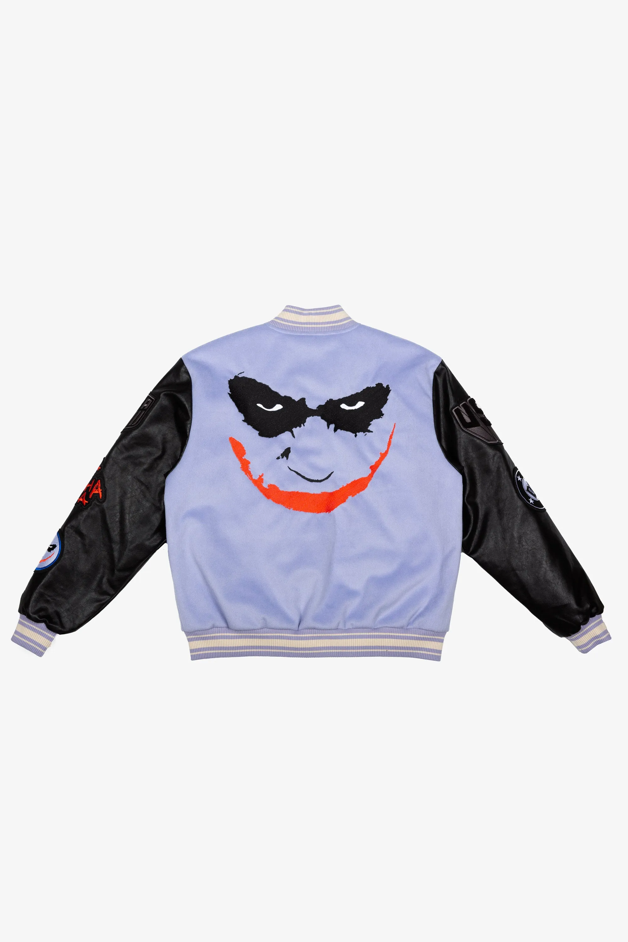 US Soccer | DC Joker Nylon Varsity Jacket - Purple sold by Peace-Collective