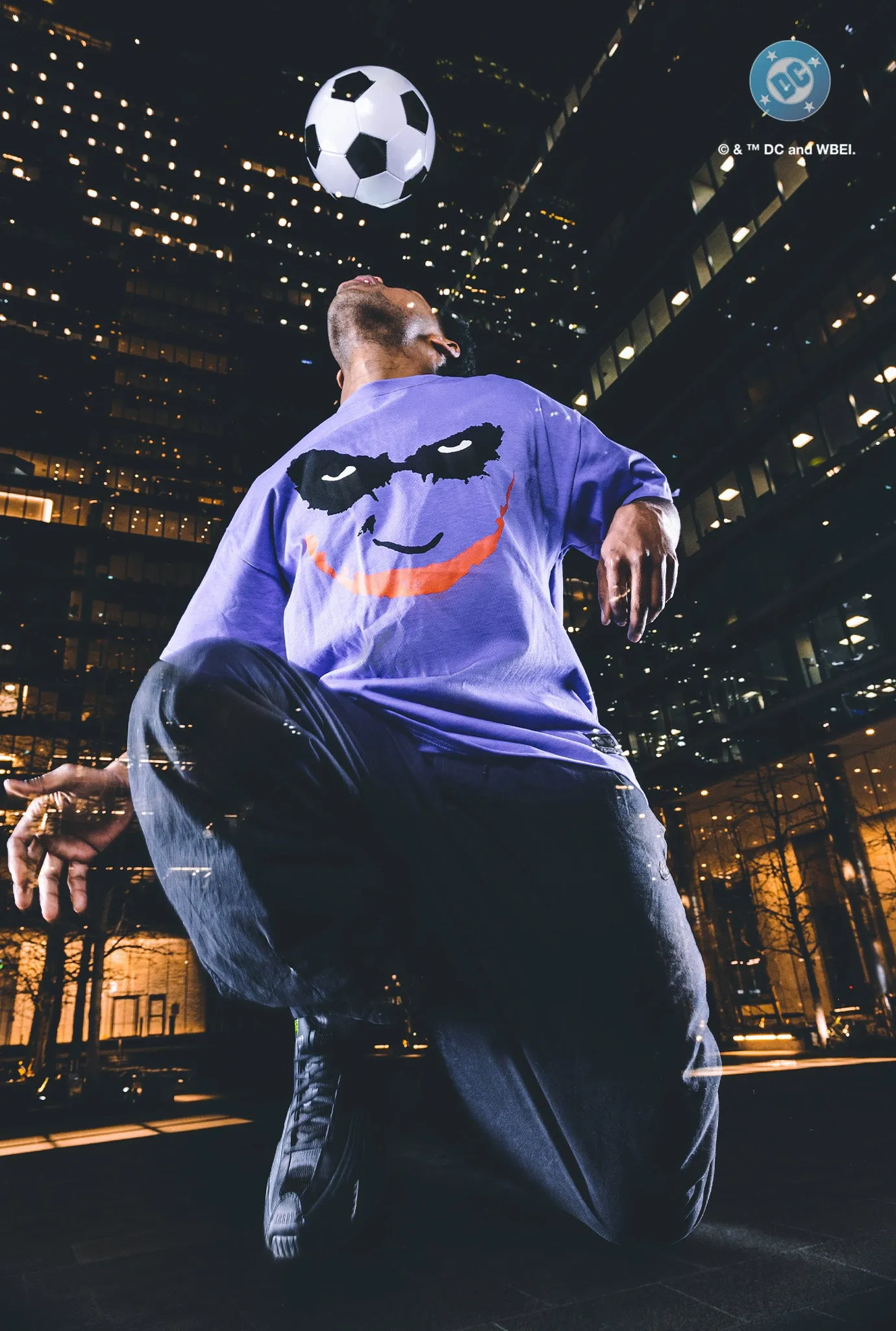 US Soccer | DC Joker Heavyweight T-Shirt - Purple sold by Peace-Collective product image thumbnail 5