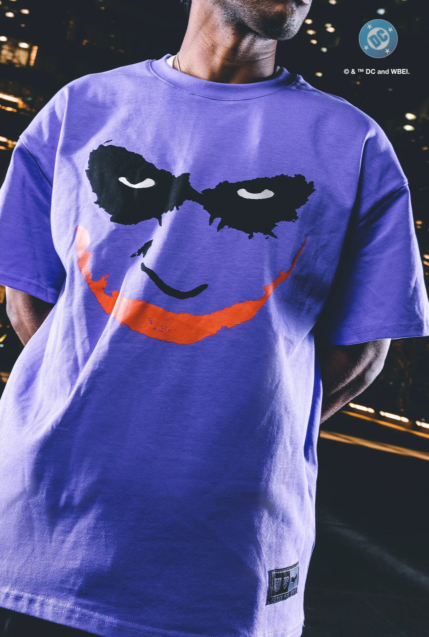 US Soccer | DC Joker Heavyweight T-Shirt - Purple sold by Peace-Collective product image thumbnail 3