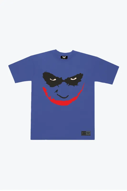 US Soccer | DC  Joker Heavyweight T-Shirt - Purple made by Peace-Collective