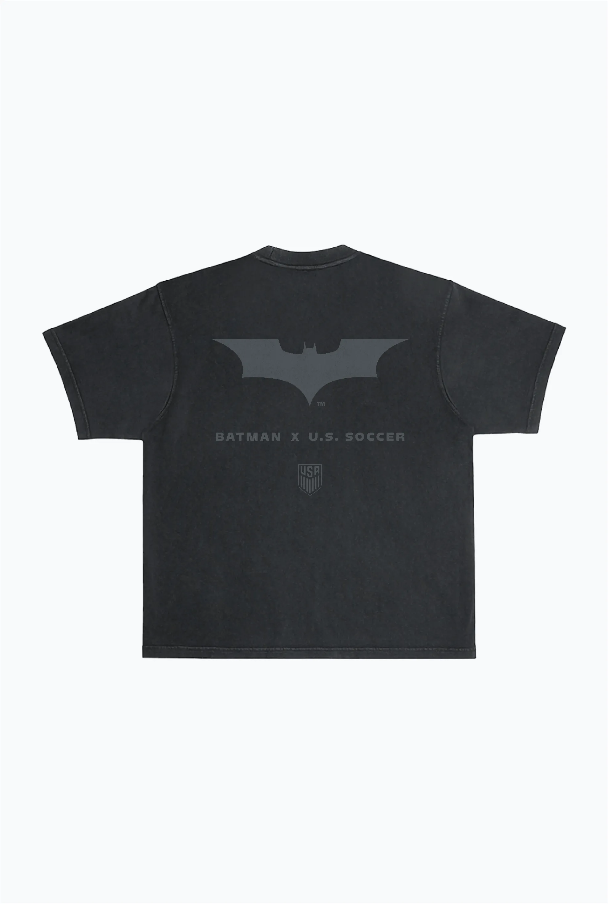 US Soccer | DC The Dark Knight Rises Garment Dyed Heavyweight T-Shirt - Black sold by Peace-Collective product image thumbnail 2