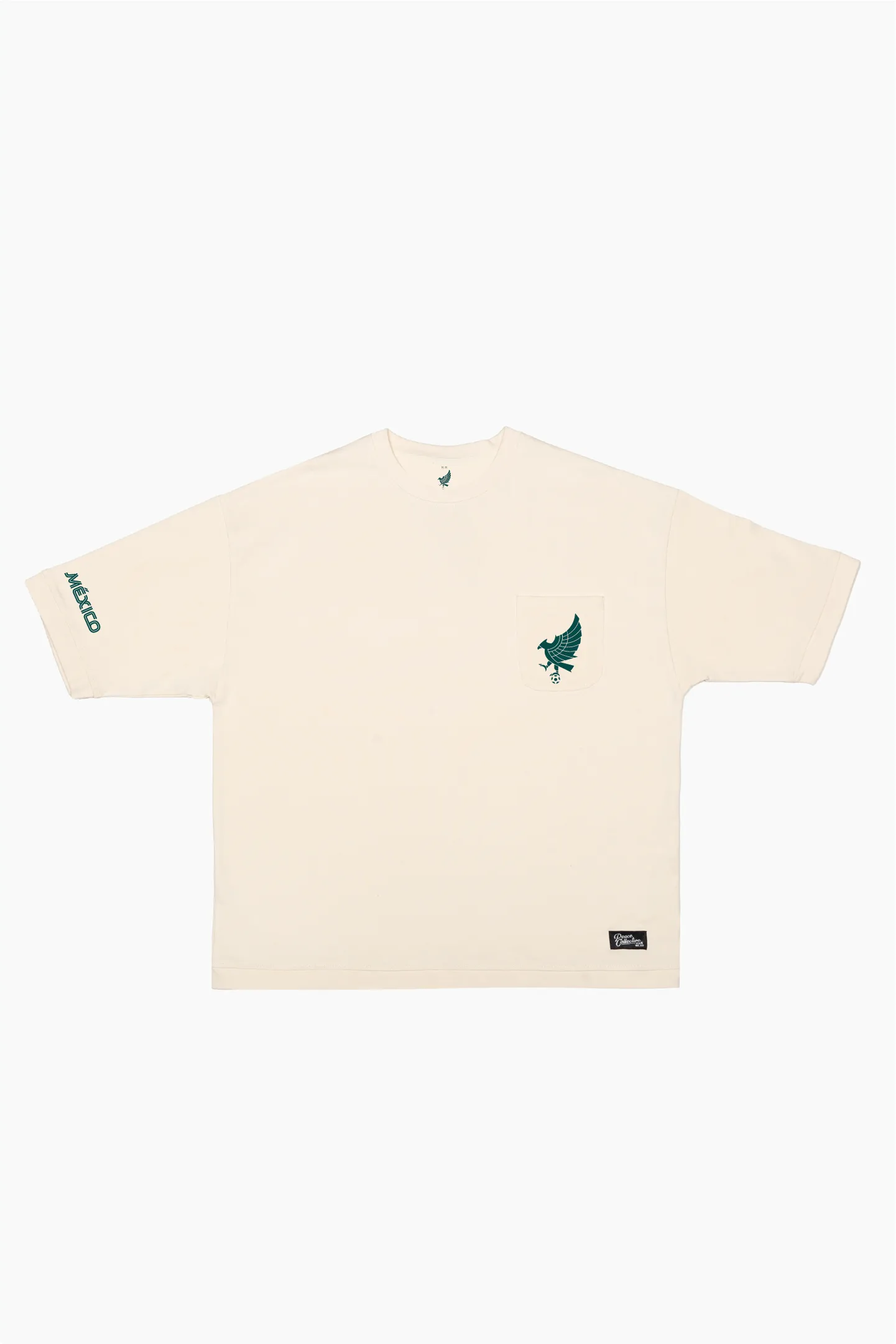 Mexico Heavyweight Pocket T-Shirt - Ivory sold by Peace-Collective
