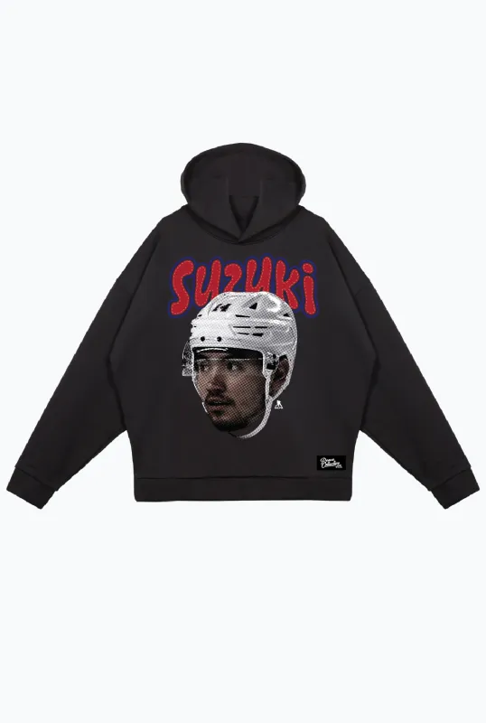 Nick Suzuki Relaxed Hoodie - Black made by Peace-Collective