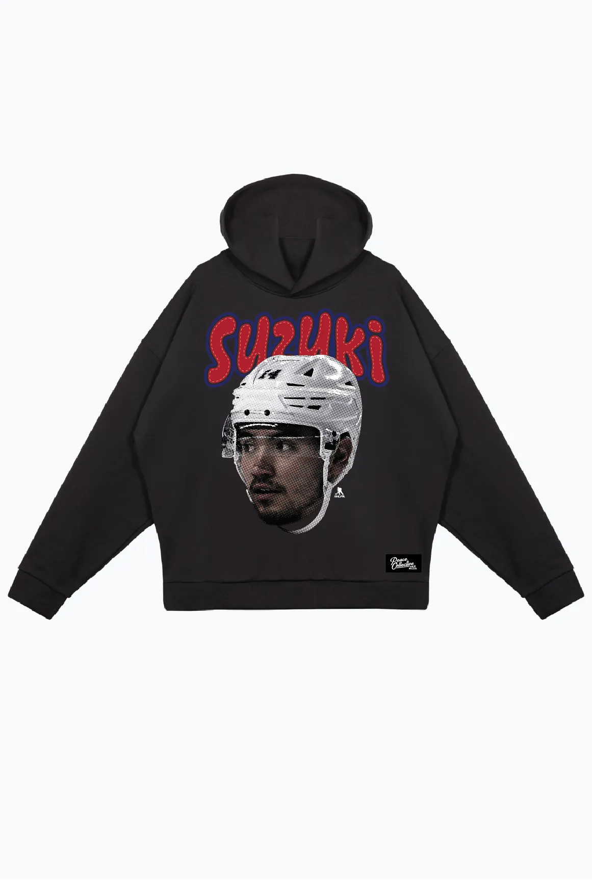 Nick Suzuki Relaxed Hoodie - Black sold by Peace-Collective