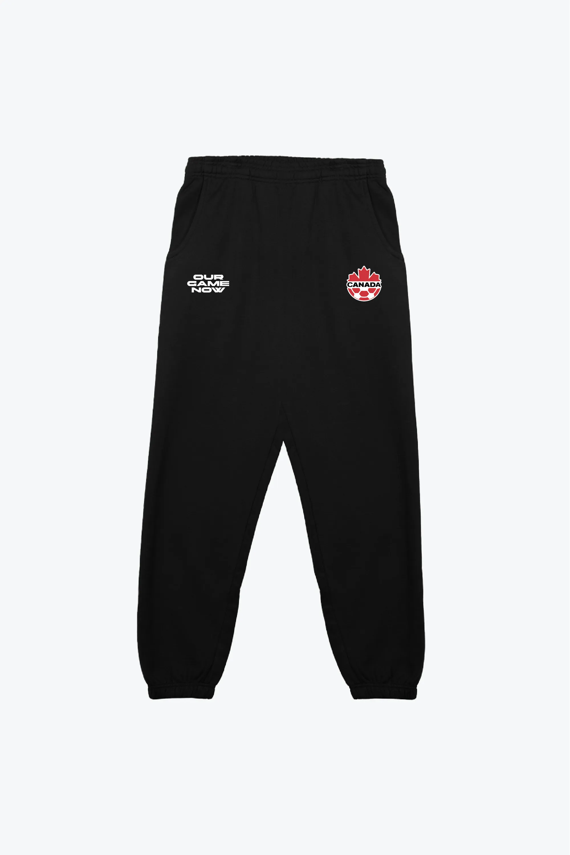 Canada Soccer SuperHeavy™️ Jogger - Black sold by Peace-Collective