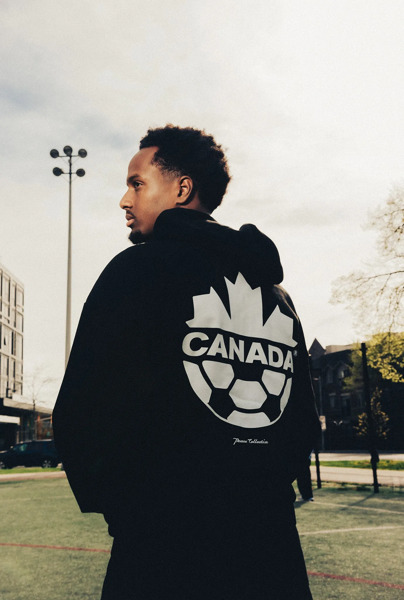 Canada Soccer SuperHeavy™️ Hoodie - Black sold by Peace-Collective product image thumbnail 4