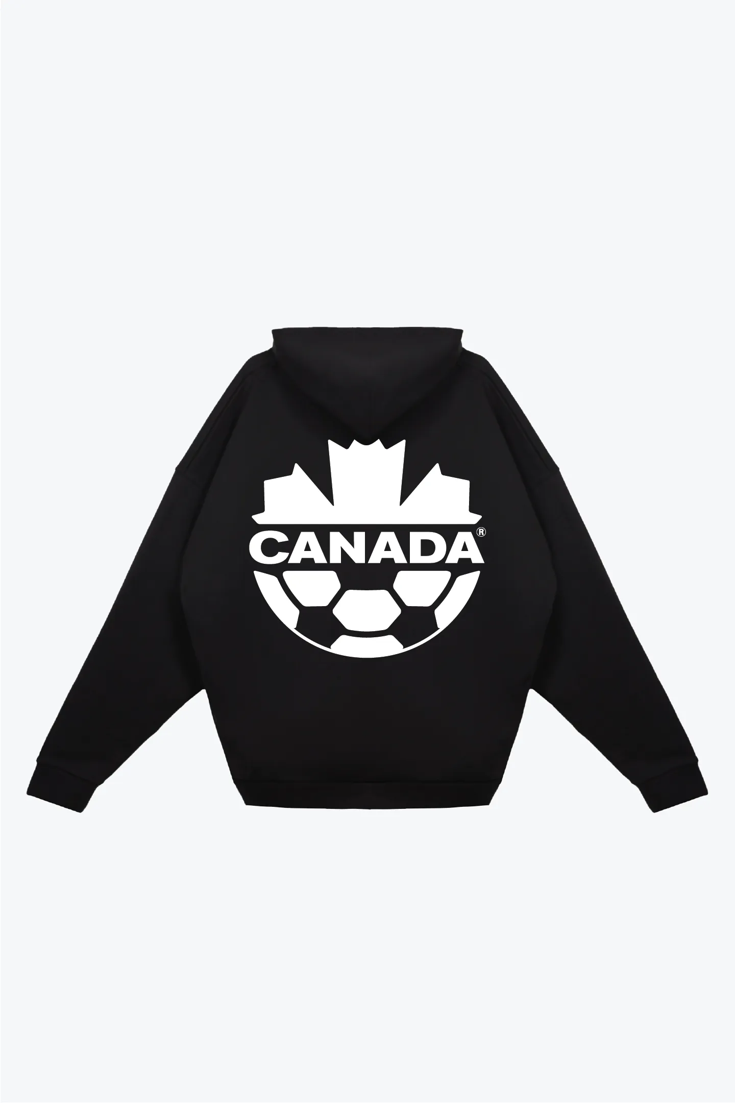 Canada Soccer SuperHeavy™️ Hoodie - Black sold by Peace-Collective product image thumbnail 2
