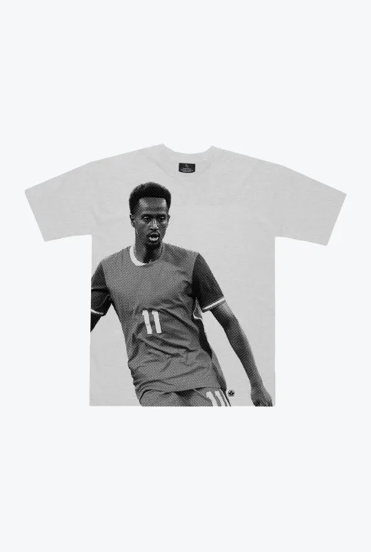 Ali Ahmed Heavyweight T-Shirt - White made by Peace-Collective