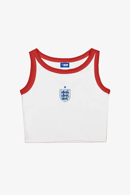 FIFA World Cup 2026™ England Women's Cropped Tank - White made by Peace-Collective