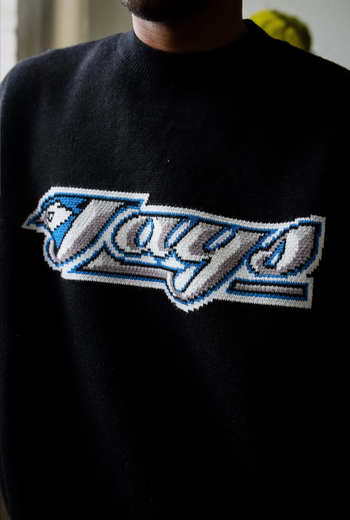 Toronto Blue Jays Vintage Knit Sweater - Black sold by Peace-Collective product image thumbnail 4
