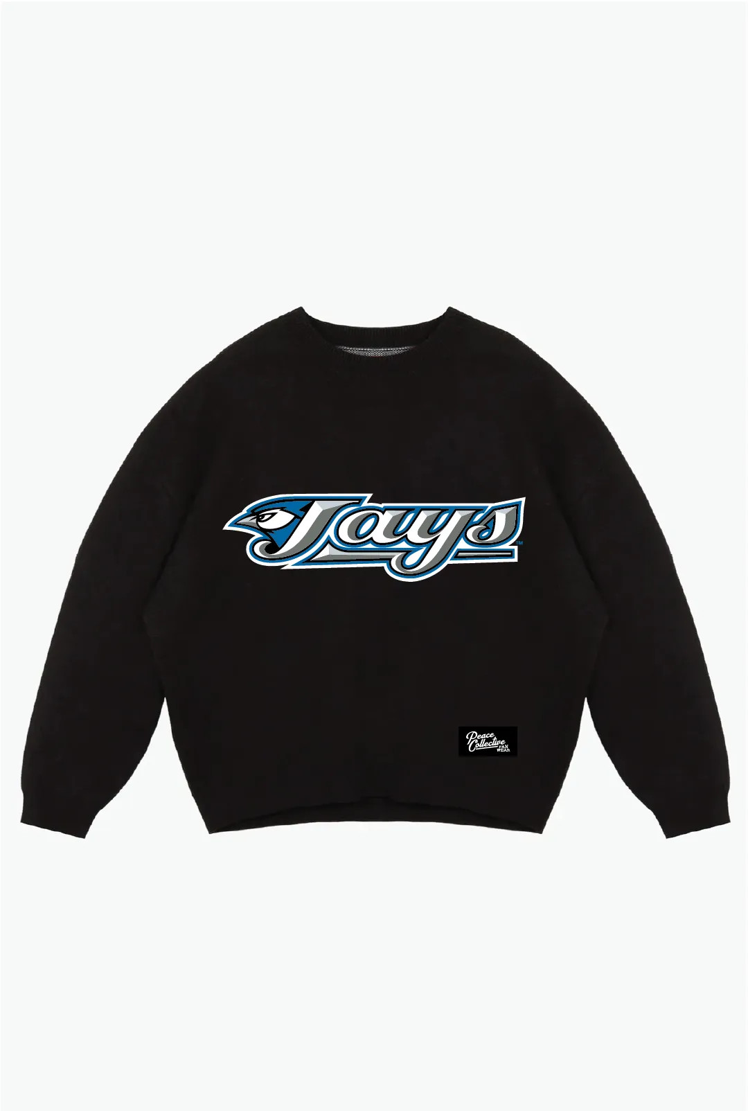 Toronto Blue Jays Vintage Knit Sweater - Black sold by Peace-Collective