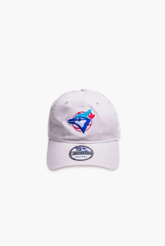 Toronto Blue Jays Peace 9TWENTY Adjustable Cap - Stone made by New Era