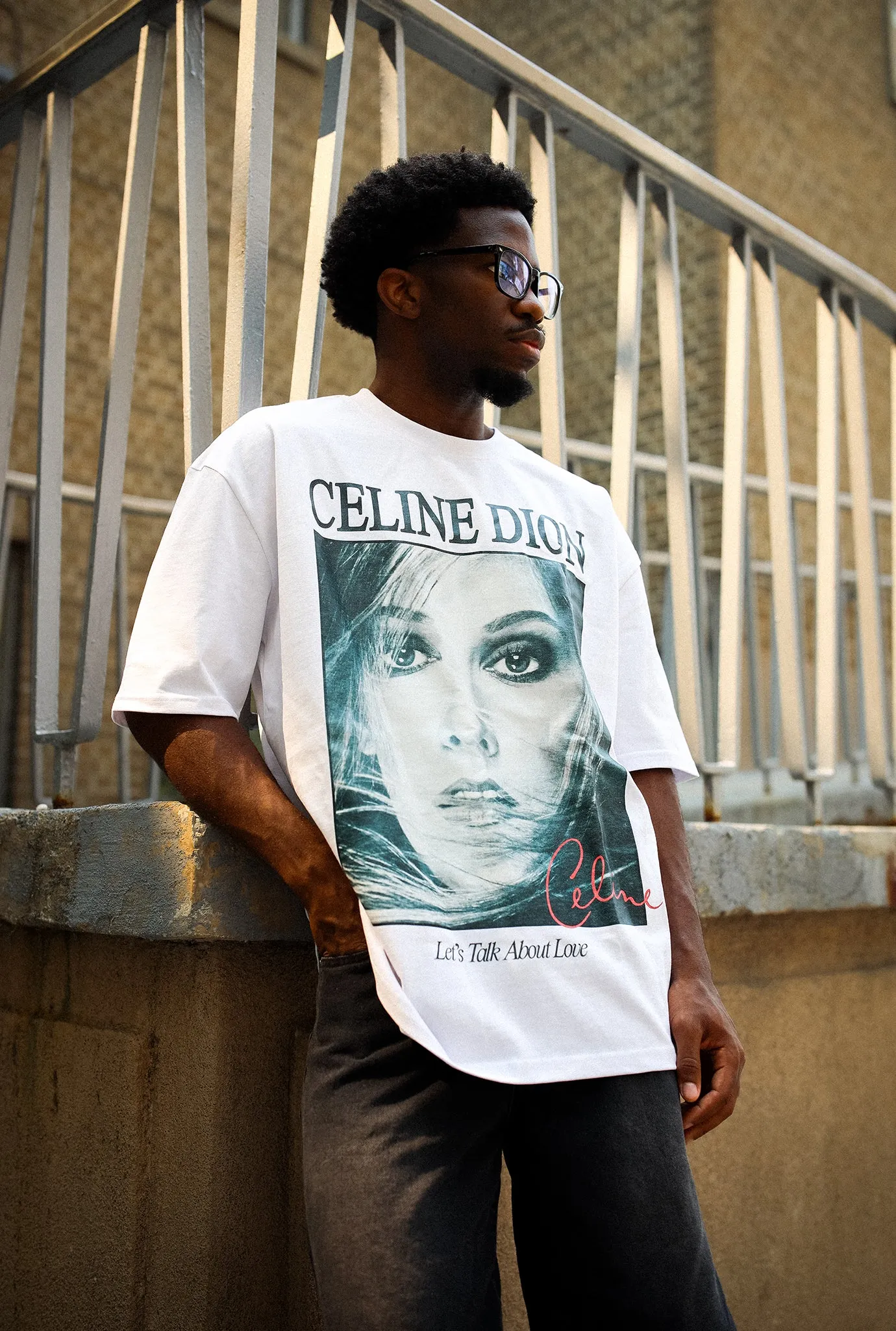 Celine Dion Heavyweight T-Shirt - White sold by Peace-Collective product image thumbnail 4