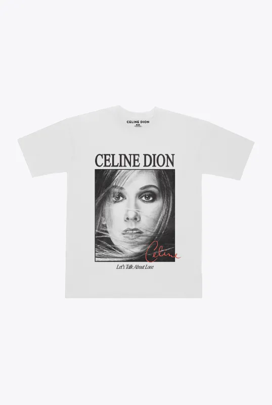 Celine Dion Heavyweight T-Shirt - White made by Peace-Collective