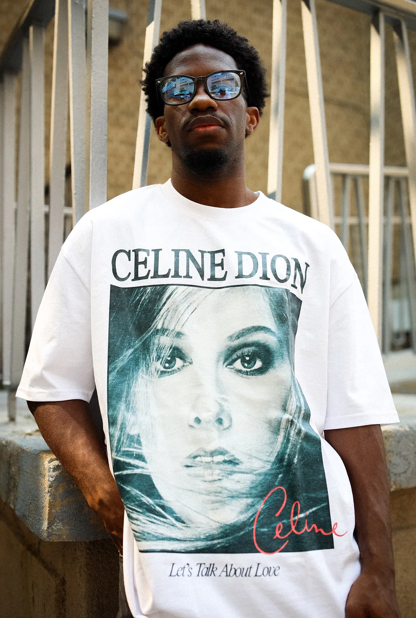 Celine Dion Heavyweight T-Shirt - White sold by Peace-Collective product image thumbnail 2