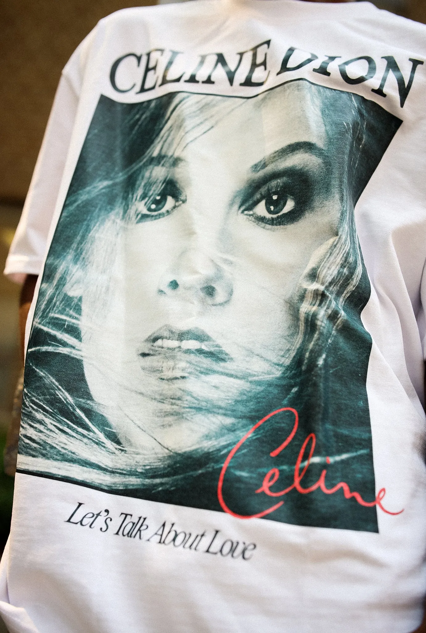 Celine Dion Heavyweight T-Shirt - White sold by Peace-Collective product image thumbnail 3