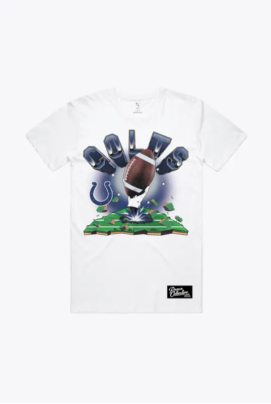 Indianapolis Colts Vintage Clubhouse T-Shirt - White made by Peace-Collective