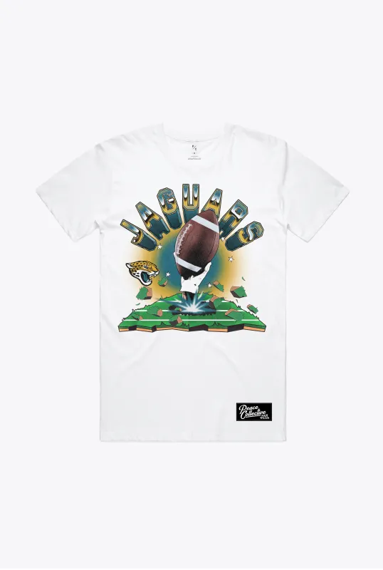 Jacksonville Jaguars Vintage Clubhouse T-Shirt - White made by Peace-Collective