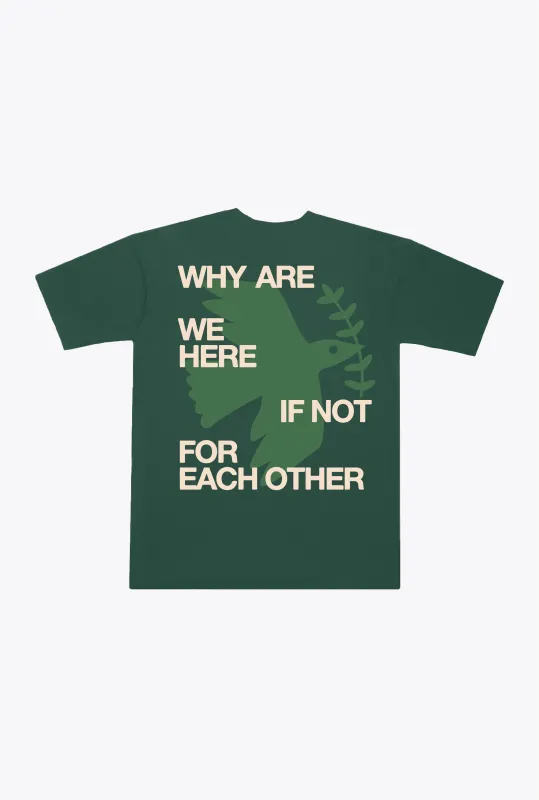 Peace Heavyweight T-Shirt - Botanical Green made by Peace-Collective