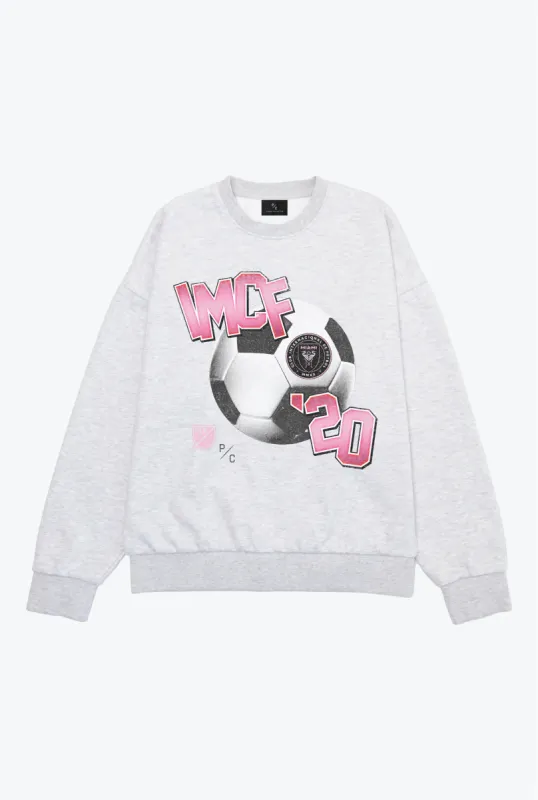 Inter Miami Ball SuperHeavy™️ Crewneck - Ash sold by Peace-Collective