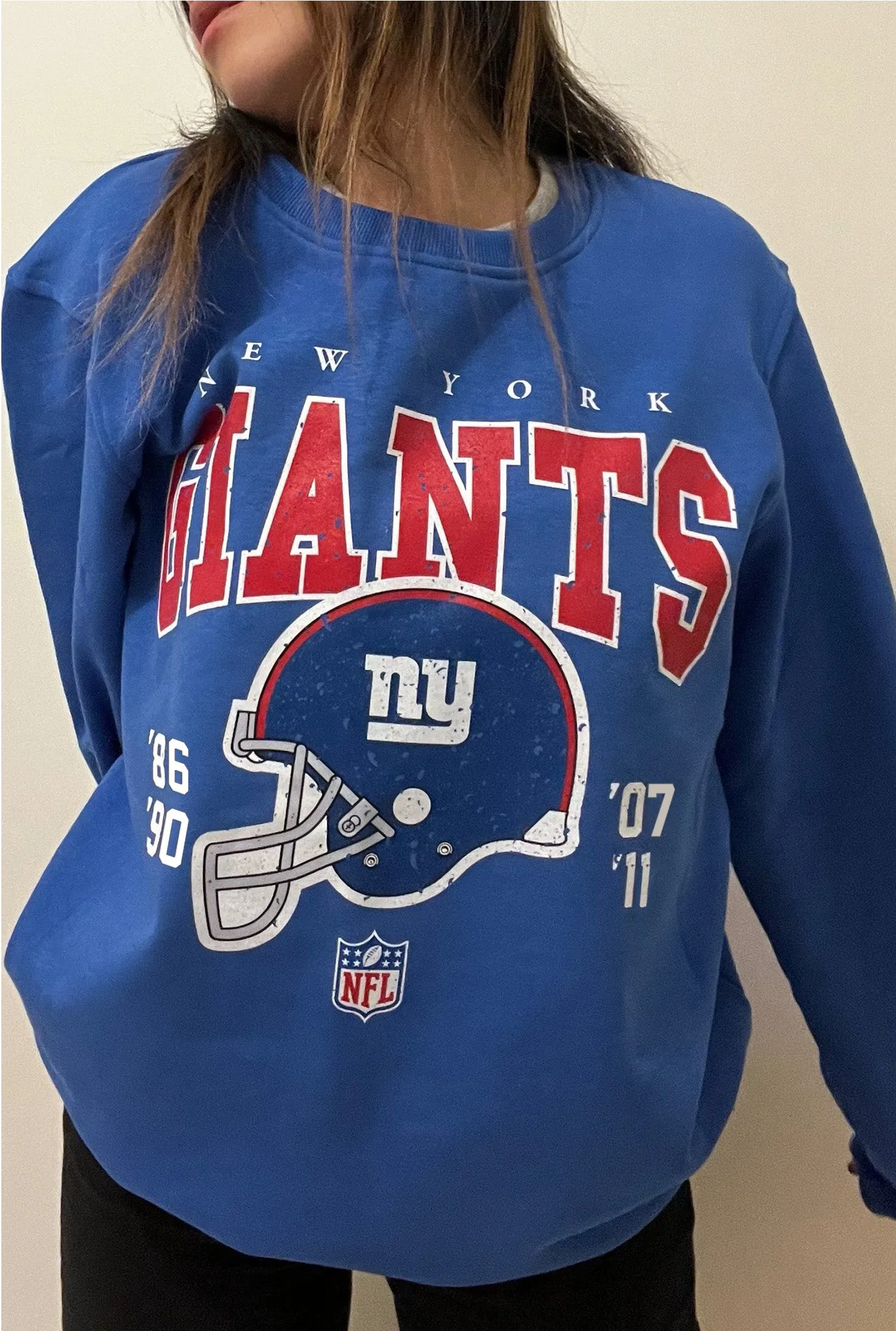 New York Giants Vintage Crewneck - Royal sold by Peace-Collective product image thumbnail 2
