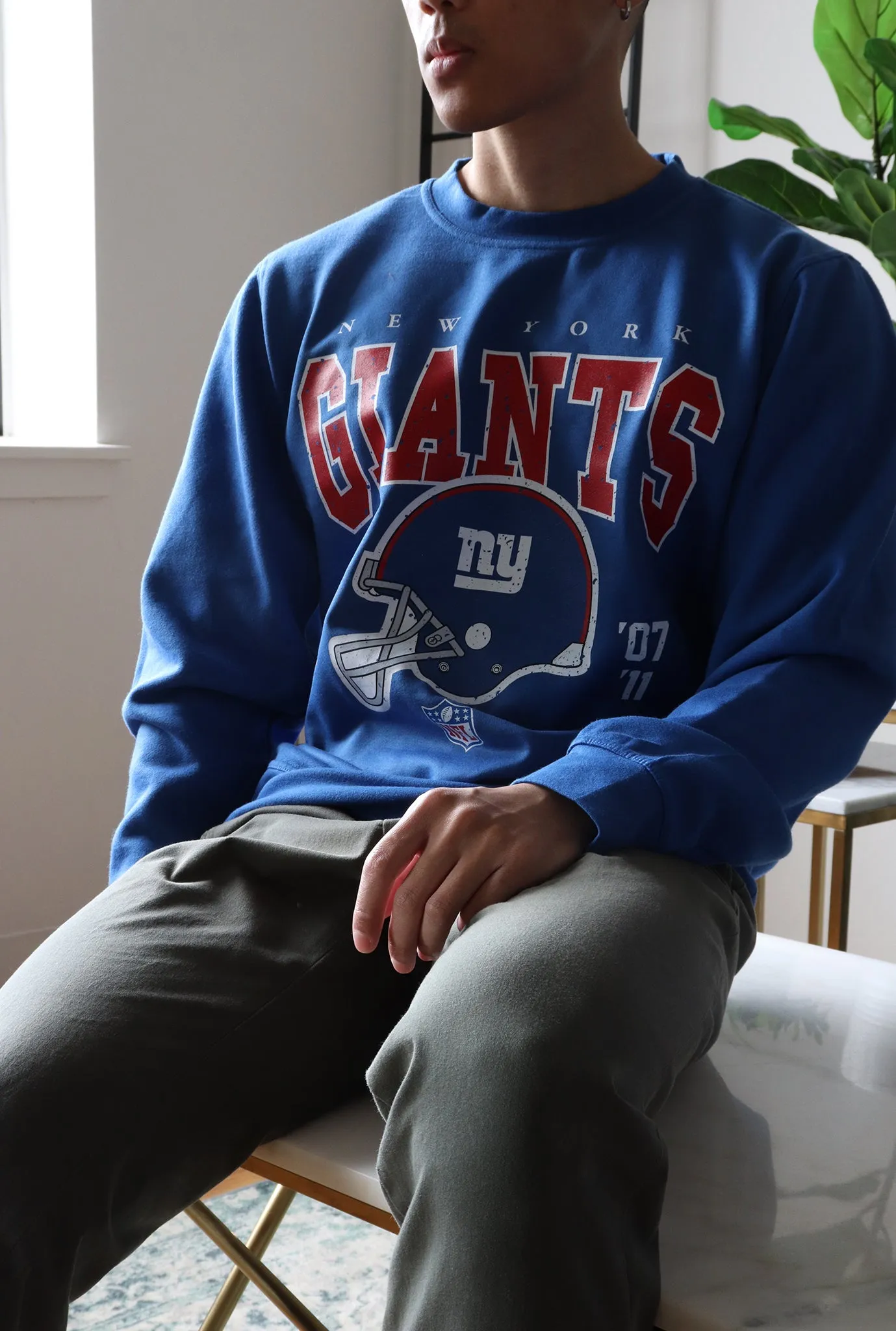 New York Giants Vintage Crewneck - Royal sold by Peace-Collective product image thumbnail 3