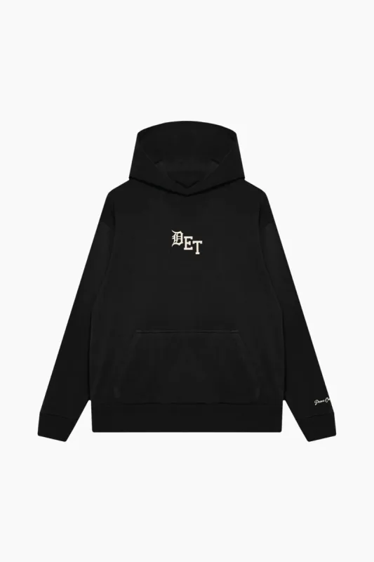 Detroit Tigers Heavyweight Hoodie - Black sold by Peace-Collective