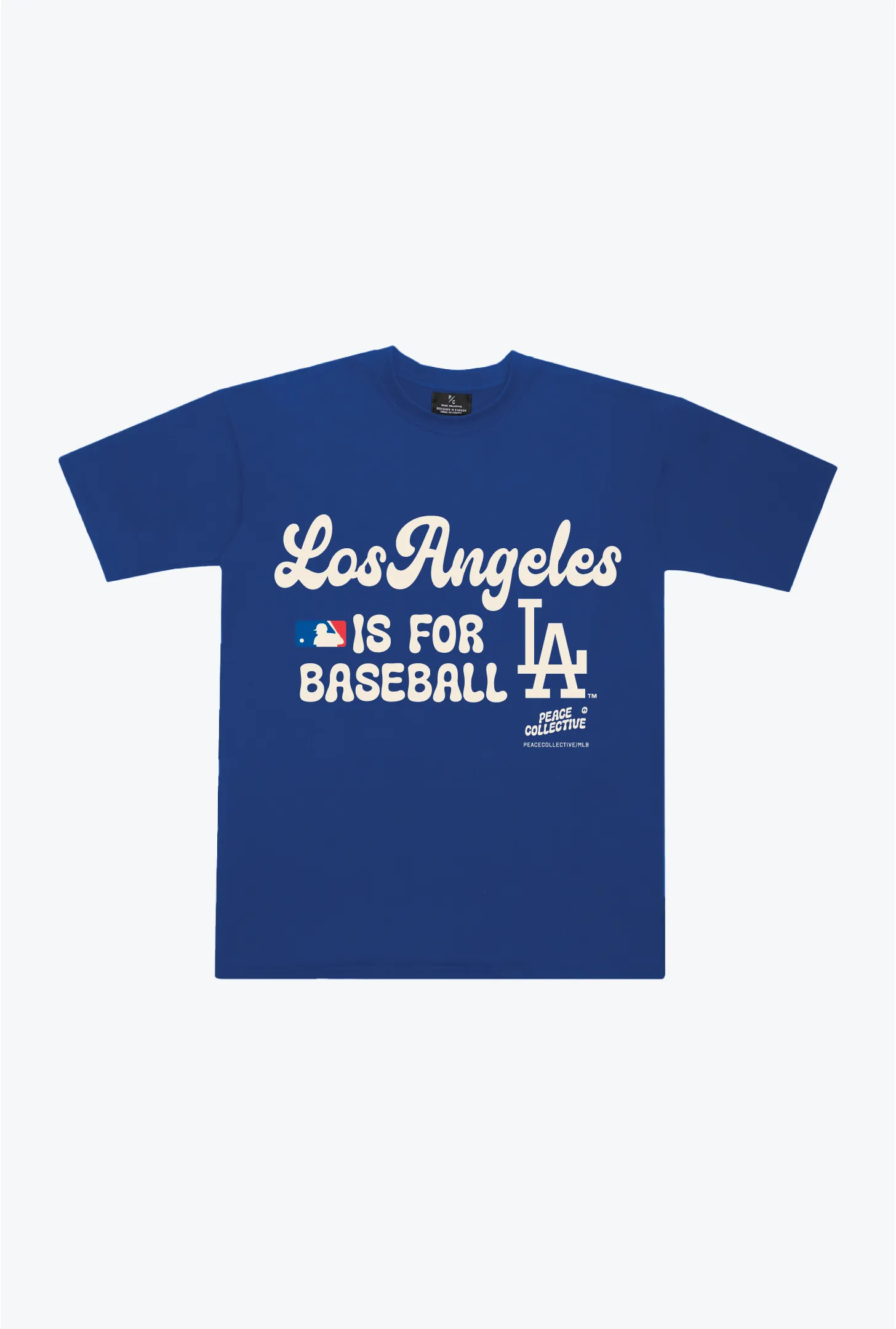Los Angeles Dodgers Bubble T-Shirt - Royal sold by Peace-Collective