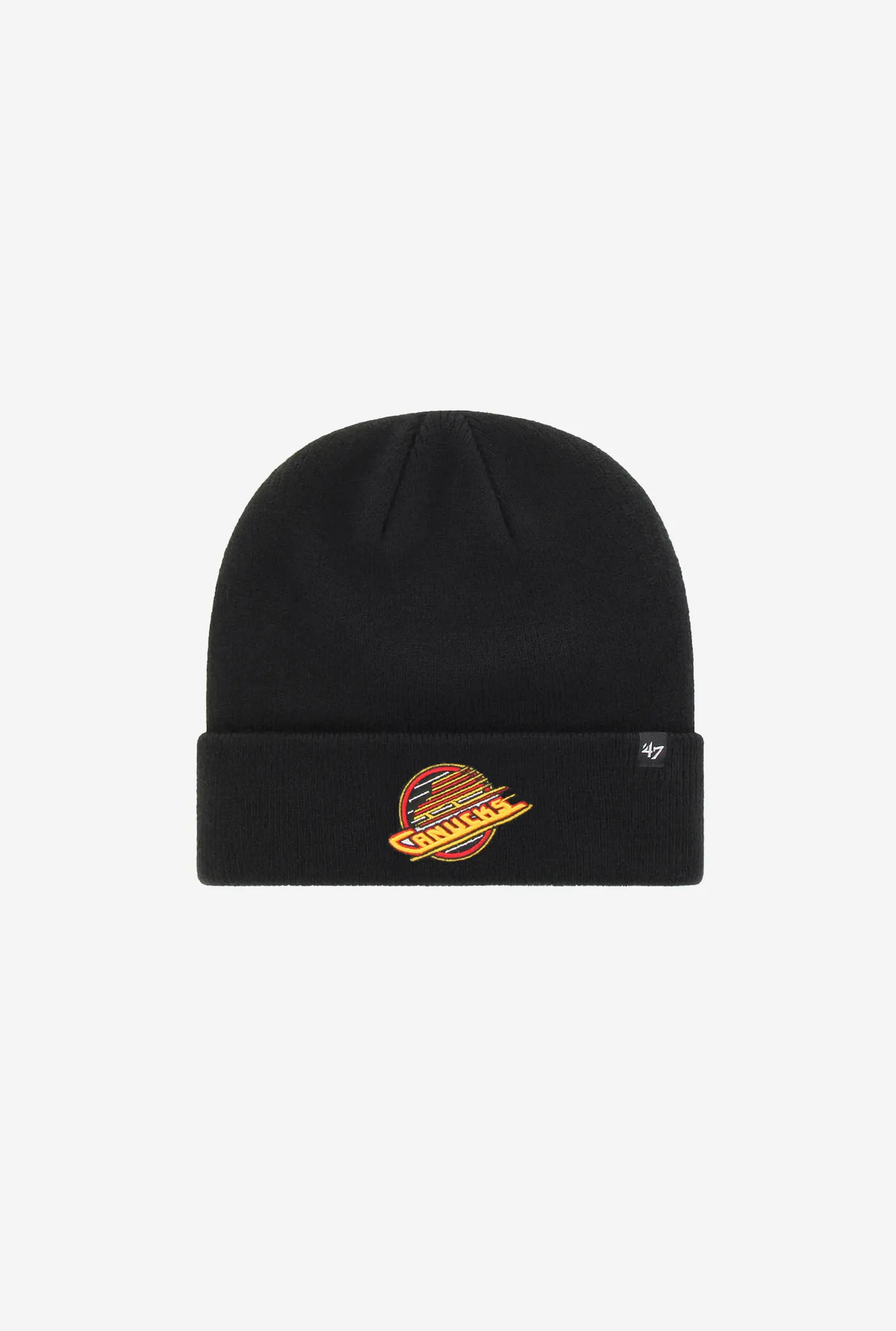 Vancouver Canucks 1985 Raised Cuff Knit Hat sold by Peace-Collective