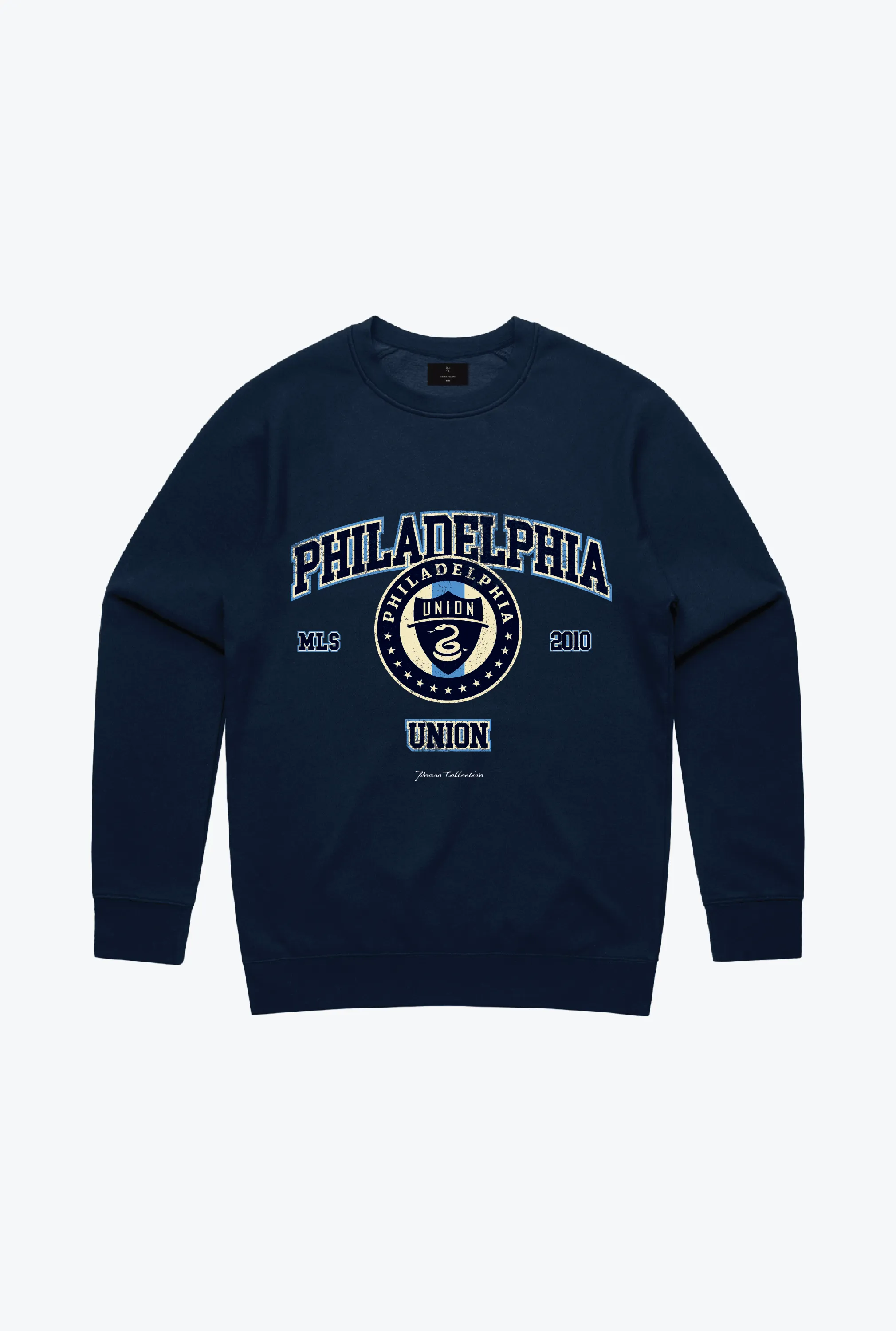 Philadelphia Union Vintage Washed Crewneck - Navy sold by Peace-Collective