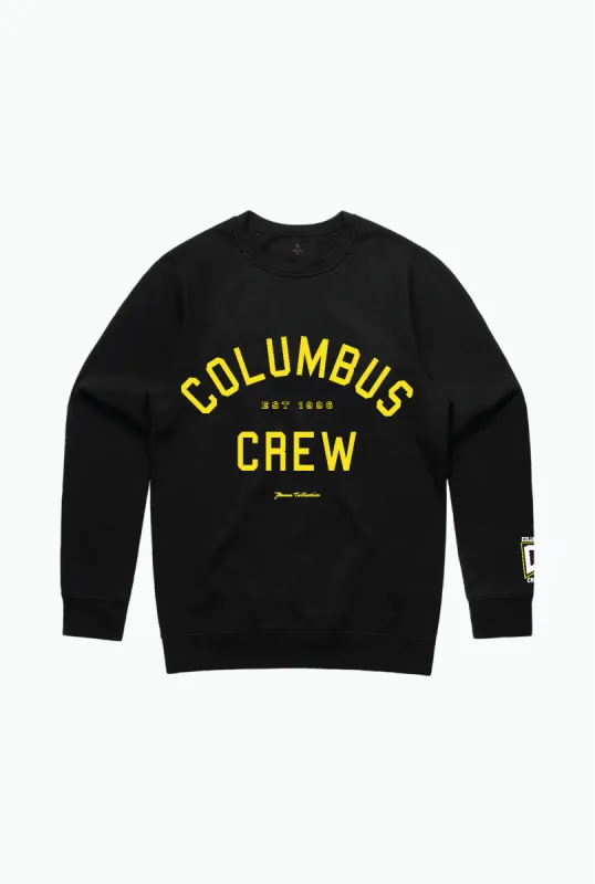 Columbus Crew Essentials Crewneck - Black sold by Peace-Collective