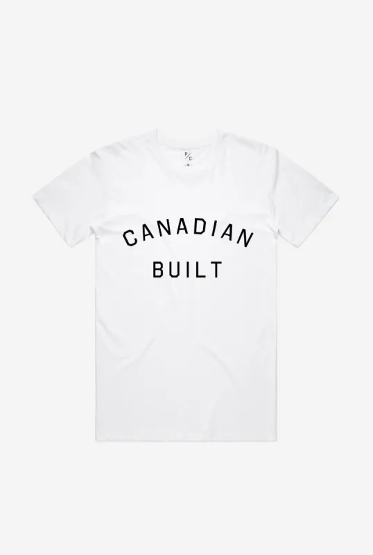 Canadian Built T-Shirt - White sold by Peace-Collective