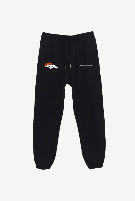 Denver Broncos Logo Heavyweight Jogger - Black sold by Peace-Collective