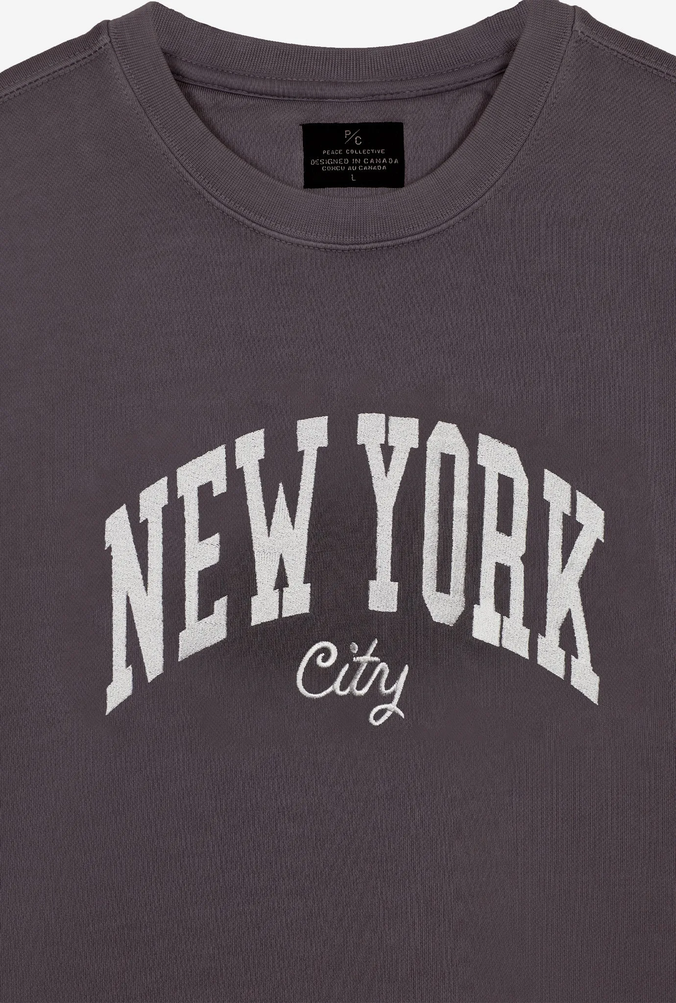 New York Tourist Pigment Dye Crewneck - Black sold by Peace-Collective product image thumbnail 2