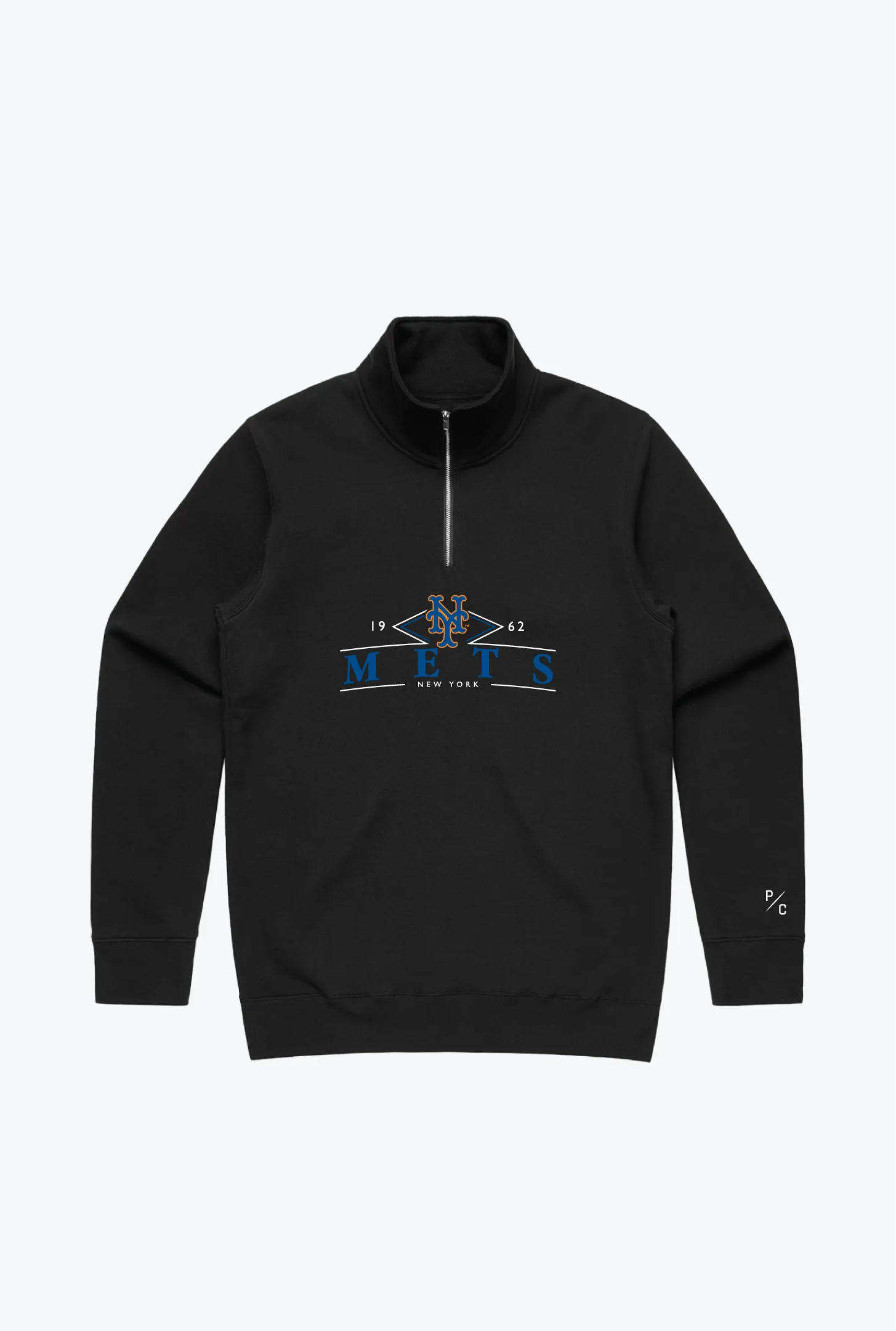 New York Mets Quarter Zip - Black sold by Peace-Collective