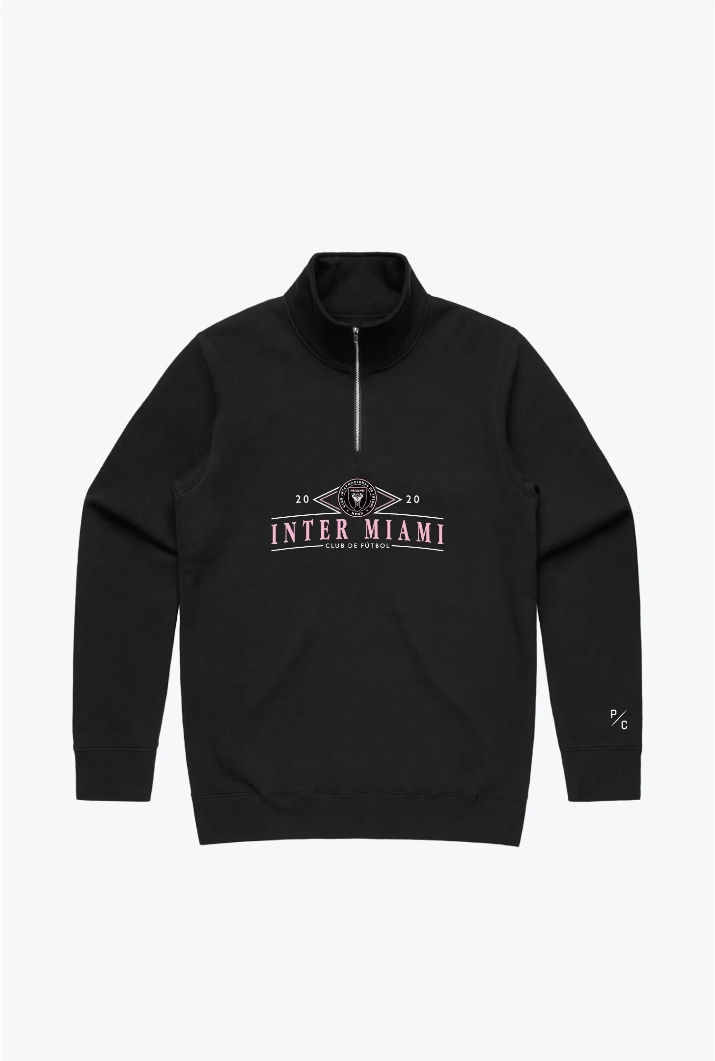 Inter Miami Vintage Quarter Zip - Black sold by Peace-Collective