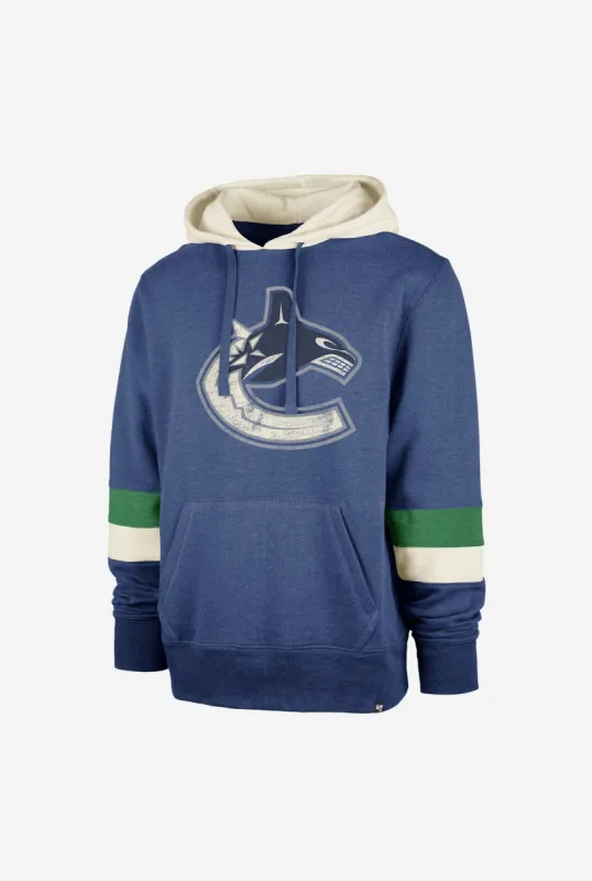 Vancouver Canucks Premier Wordmark Lennox Hoodie sold by Peace-Collective
