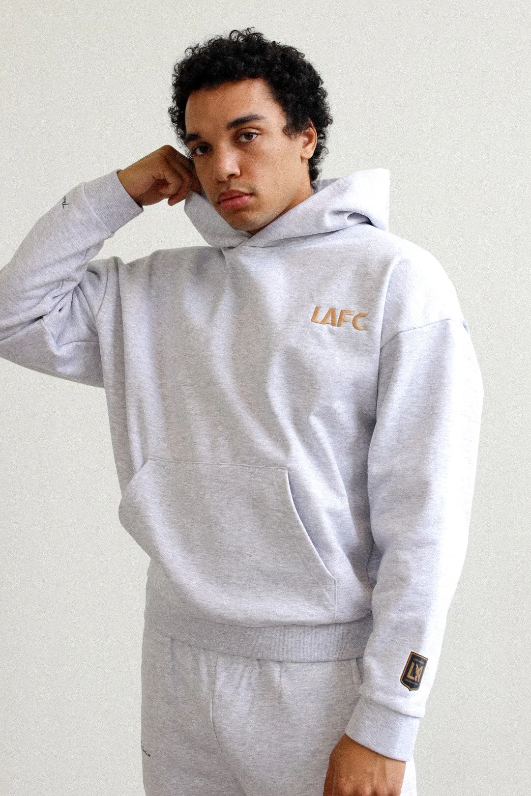 Los Angeles FC Essentials SuperHeavy™️ Hoodie - Ash sold by Peace-Collective product image thumbnail 5