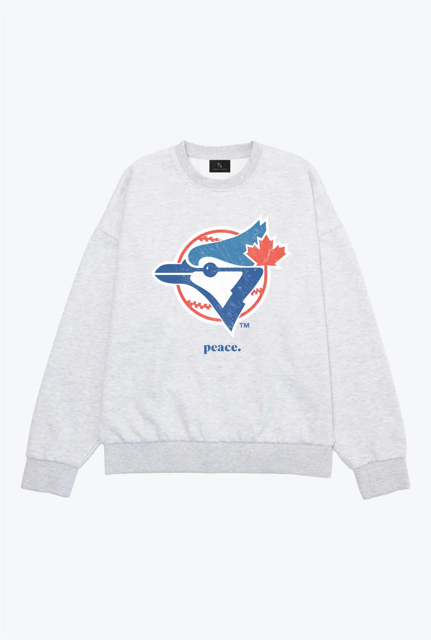 Toronto Blue Jays SuperHeavy™️ Crewneck - Ash sold by Peace-Collective