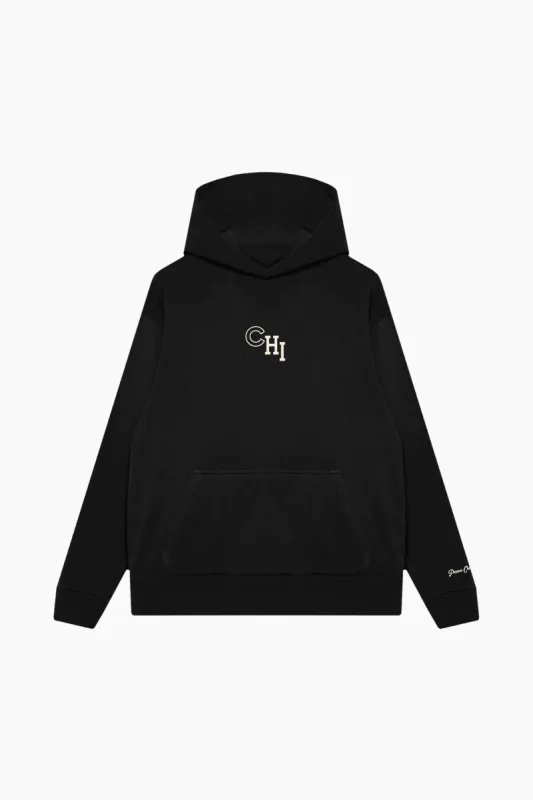 Chicago Cubs Heavyweight Hoodie - Black sold by Peace-Collective