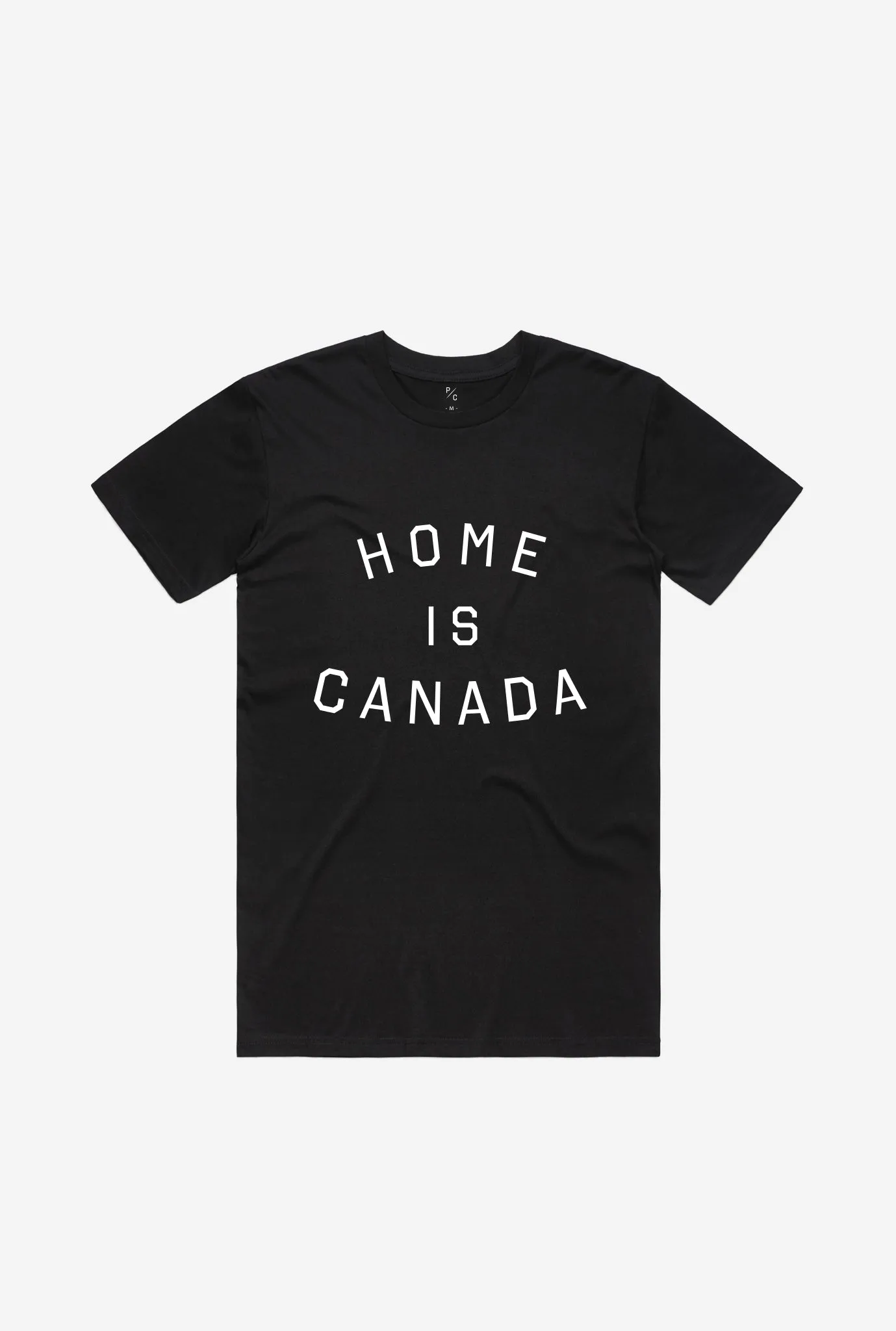 Home is Canada T-Shirt - Black sold by Peace-Collective