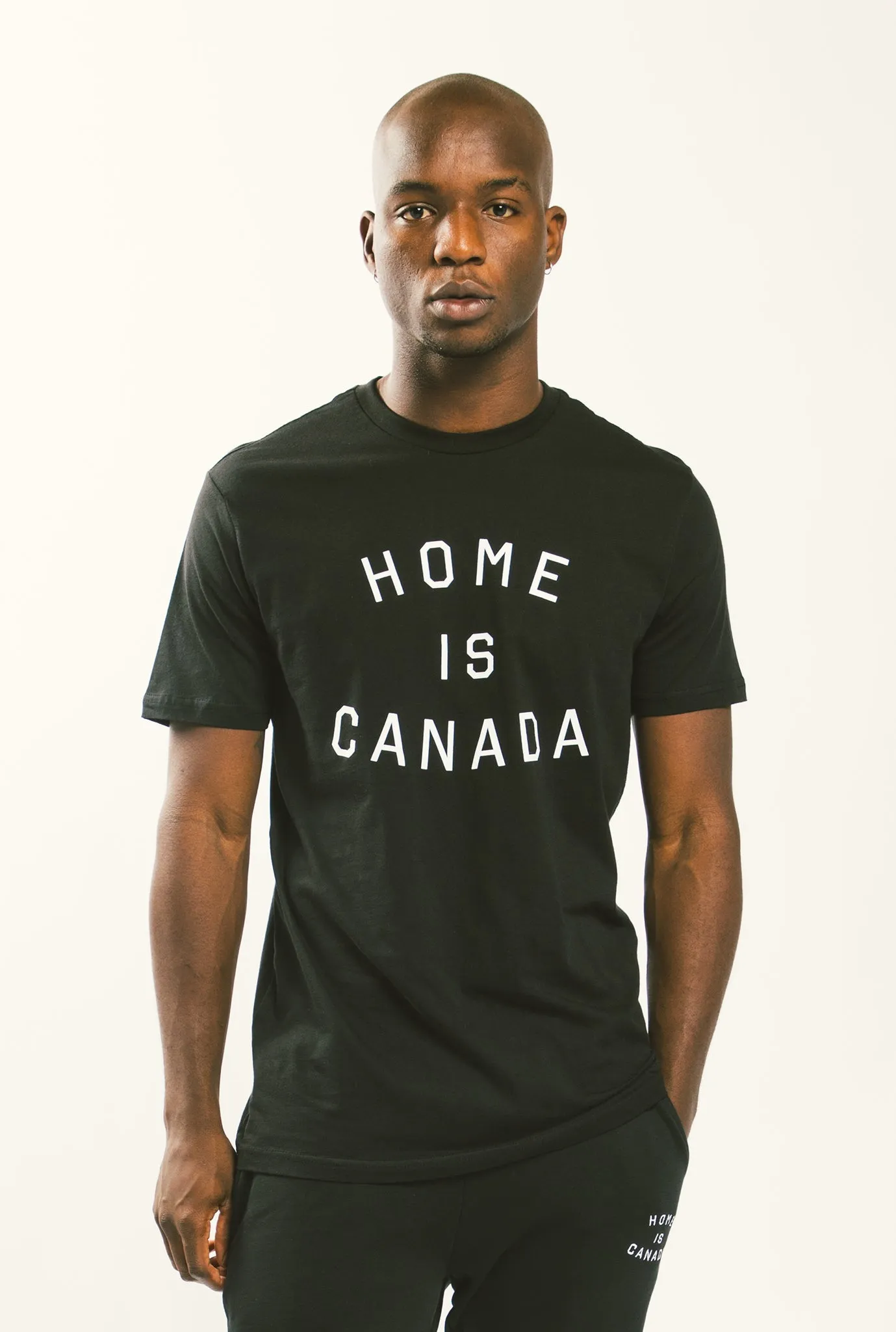 Home is Canada T-Shirt - Black sold by Peace-Collective product image thumbnail 2