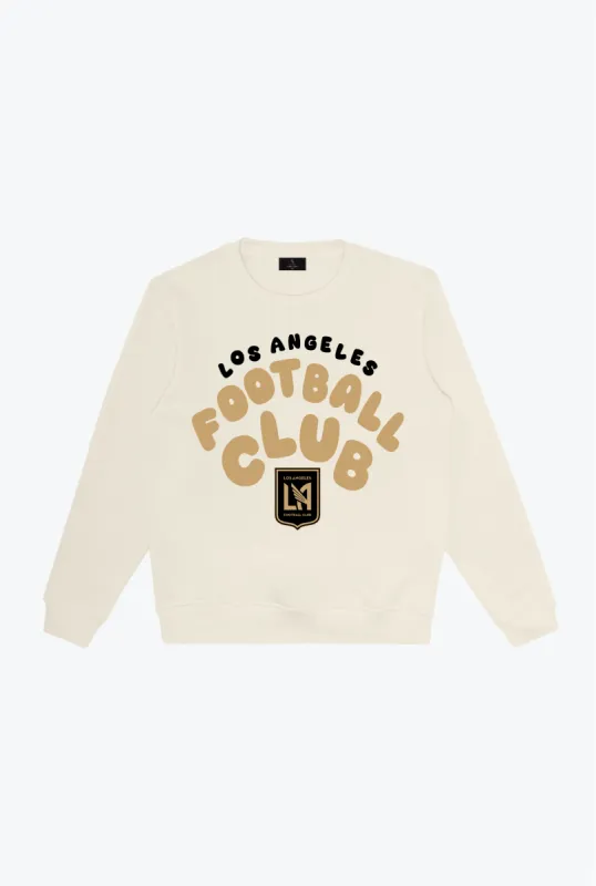 Los Angeles FC Bubble Crewneck - Ivory sold by Peace-Collective