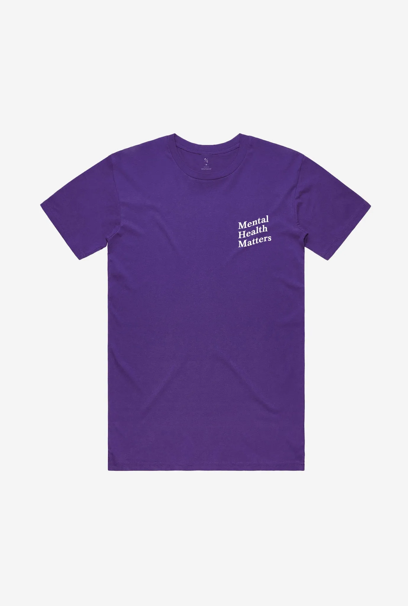 Mental Health Matters T-Shirt - Purple sold by Peace-Collective