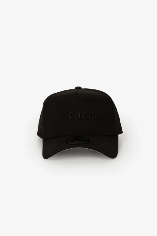 Peace How Are You Really 9FORTY Adjustable Cap - Black/ Black sold by Peace-Collective