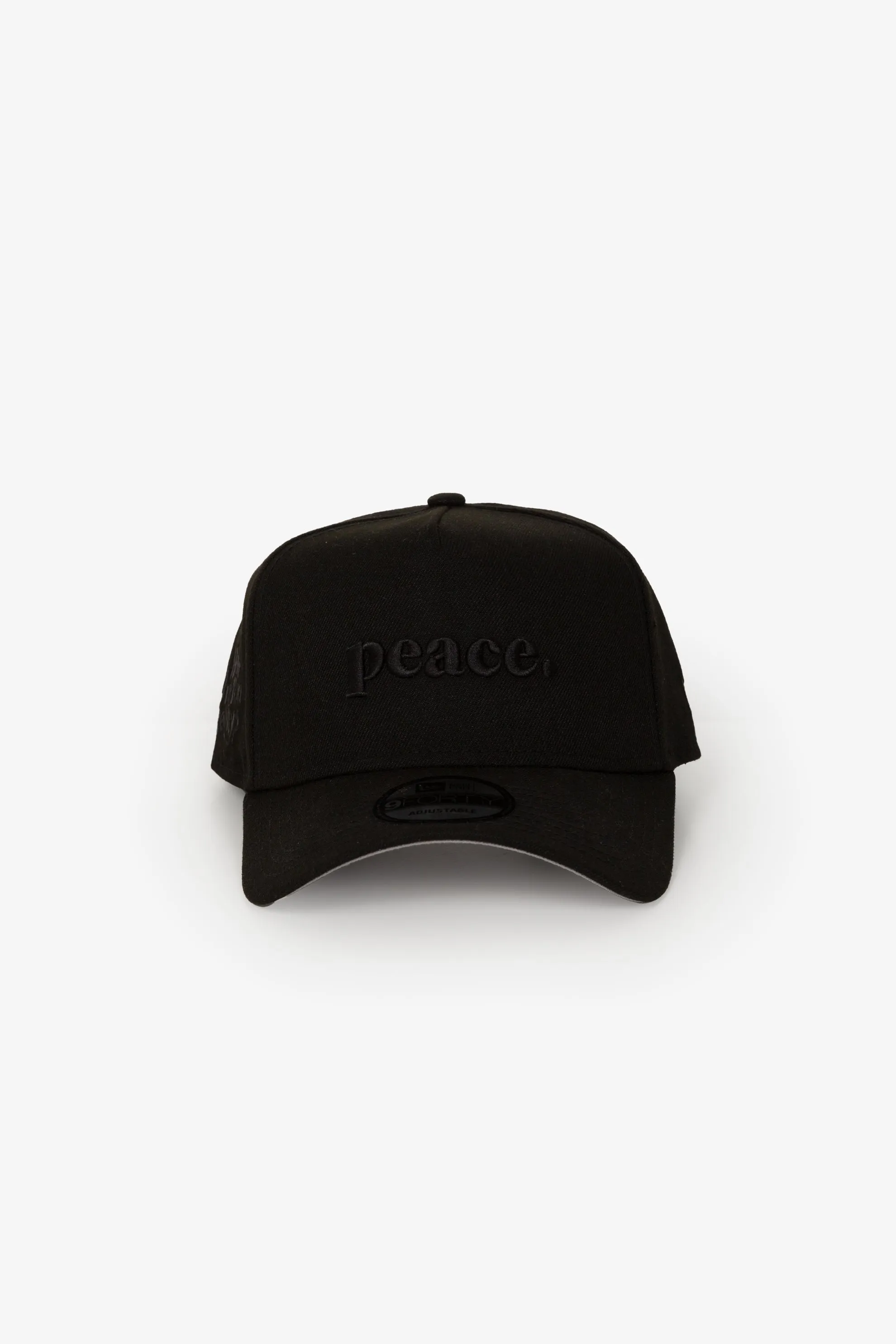 Peace How Are You Really 9FORTY Adjustable Cap - Black/ Black sold by Peace-Collective
